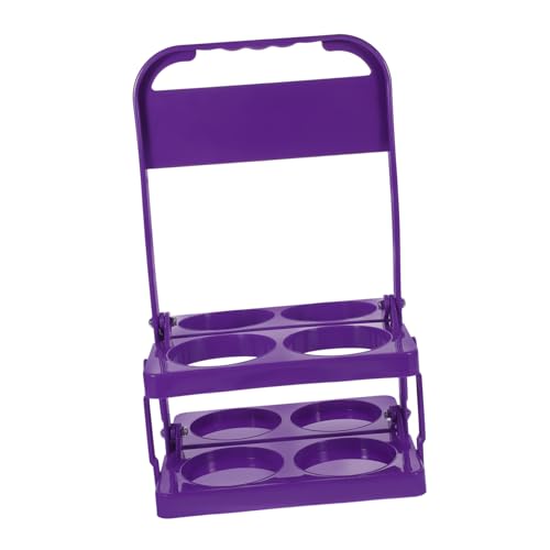 BESTYASH Faltbarer Bierträger aus Robustem Kunststoff Tragbarer Getränkehalter für Flaschen für Zuhause Bar Restaurant Camping mit Komfortablem Griff von BESTYASH