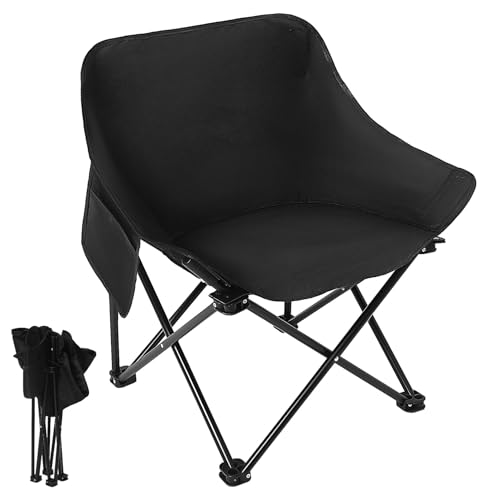 BESTYASH Faltstuhl für Outdoor Camping Tragbarer Klappstuhl mit Seitlicher Tasche Robustem Oxford und Hoher Tragfähigkeit für Strand Picknick und Garten BESTYASH Faltstuhl für Outdoor Camping Tragbarer Klappstuhl mit Seitlicher Tasche Robustem Oxford und Hoher Tragfähigkeit für Strand Picknick und Garten von BESTYASH