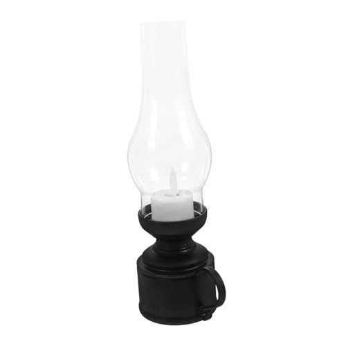 BESTYASH Flameless LED Retro Kerosene Lampe Vintage Design Elektronische Tischlampe Dekoration für Weihnachten Halloween Wohnzimmer von BESTYASH