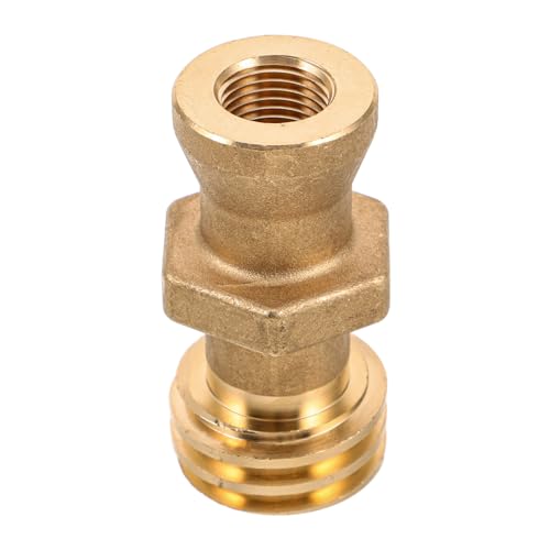 BESTYASH Gewindeventil Propanadapter zum Grillen -Adapter passend Propanzylinder -Nachfülladapter -Panzeranschluss Propangasarmaturen Metall Golden von BESTYASH