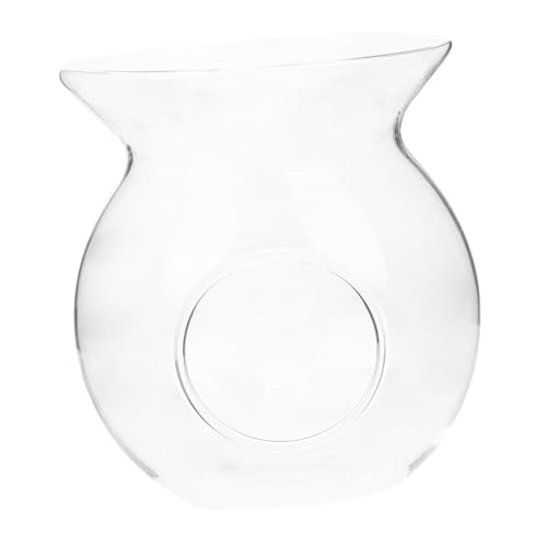 BESTYASH Glas Duftlampe Teelichthalter Aromatherapie Öl Aromalicht für Ätherische Öle Wohnzimmer Tischdekoration Hitzebeständig und Bruchsicher BESTYASH Glas Duftlampe Teelichthalter Aromatherapie Öl Aromalicht für Ätherische Öle Wohnzimmer Tischdekoration Hitzebeständig und Bruchsicher von BESTYASH