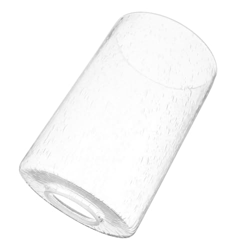 BESTYASH Glas Lampenschirm Zylinderförmig Blasenstruktur Ersatzglas für Pendelleuchte Deckenleuchte Wohnzimmer Schlafzimmer Büro Stabiles Schlichtes Design Weiches Licht Vielseitig von BESTYASH