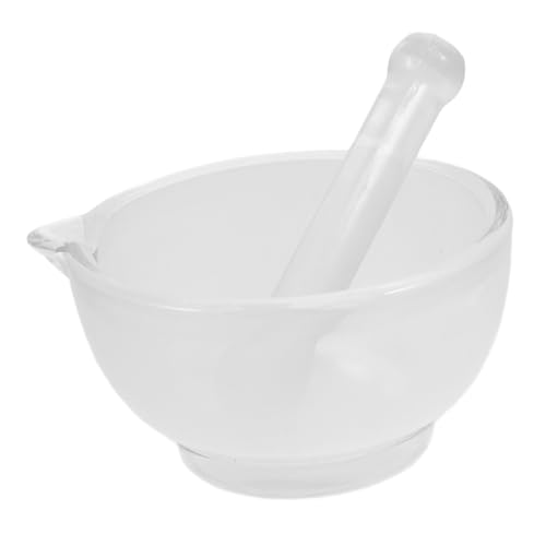 BESTYASH Glas Stößel mit Stößel Langlebig Robust für Labor und Küche Glatte Innenfläche Leicht zu Reinigen Praktisches Mix Mahlwerkzeug für Gewürze und Kräuter BESTYASH Glas Stößel mit Stößel Langlebig Robust für Labor und Küche Glatte Innenfläche Leicht zu Reinigen Praktisches Mix Mahlwerkzeug für Gewürze und Kräuter von BESTYASH