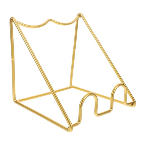 BESTYASH Goldener Weinflaschenhalter aus Hochwertigem Metall Schräges Design für Stilvolle Tischdekoration Platzsparend mit Zusätzlichem Stauraum für Weinaccessoires Eleganter Weinregal von BESTYASH