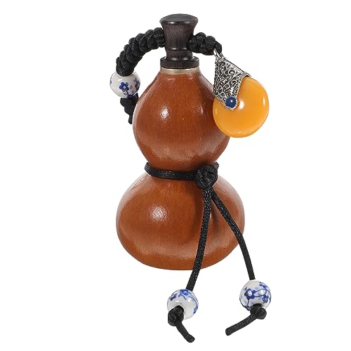 BESTYASH Gourde-Flasche Aus Natürlichem Dekorpuristischer Gourd-Dekoration Stilvolle Weinhalterung Für Zuhause Restaurant Und Hotel Praktische Weinbehälter-deko Mit Kreativer Gourd-Optik von BESTYASH