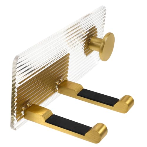 BESTYASH Haartrocknerhalter wandmontierter Haartrocknerständer Fönhalterständer Föhnhalter Wand für Haartrockner Wandhalterung für Haartrockner Haarwerkzeugregal Fönständer Acryl von BESTYASH