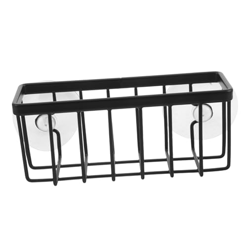 BESTYASH Hängender Spülschwammhalter aus Organizer für Küchenspüle und Badezimmer mit Effizienter Drainage Kompatibel mit Schwämmen Tüchern und Bürsten Schwarz BESTYASH Hängender Spülschwammhalter aus Organizer für Küchenspüle und Badezimmer mit Effizienter Drainage Kompatibel mit Schwämmen Tüchern und Bürsten Schwarz von BESTYASH