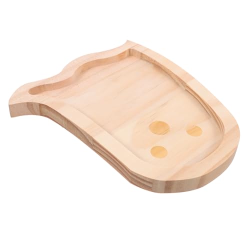 BESTYASH Halloween Serviertablett aus Holz Großes Dessert Snacktablett Multifunktionales Partybrett Wiederverwendbar Einzigartiges Gruseliges Design für Halloween Dekoration von BESTYASH