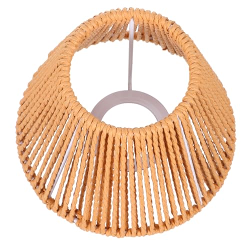 BESTYASH Handgefertigter Boho Lampenschirm Kleines Konisches Design Handgewebt aus Papierseil Passend für Pendelleuchte Steh Wandleuchte Sanfte Lichtstreuung Kreatives Dekorelement BESTYASH Handgefertigter Boho Lampenschirm Kleines Konisches Design Handgewebt aus Papierseil Passend für Pendelleuchte Steh Wandleuchte Sanfte Lichtstreuung Kreatives Dekorelement von BESTYASH