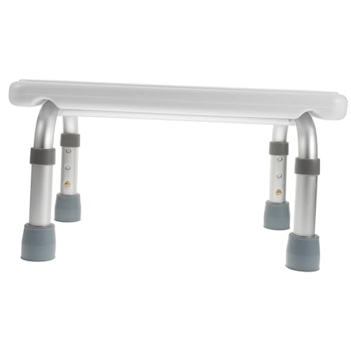 BESTYASH Höhenverstellbarer Duschstuhl aus Aluminiumlegierung mit Weißem Kunststoffsitz rutschfest Stabiler Badewannensitz für Senioren Behinderte und Schwangere Zufällige Zufällige Farbe BESTYASH Höhenverstellbarer Duschstuhl aus Aluminiumlegierung mit Weißem Kunststoffsitz rutschfest Stabiler Badewannensitz für Senioren Behinderte und Schwangere Zufällige Zufällige Farbe von BESTYASH