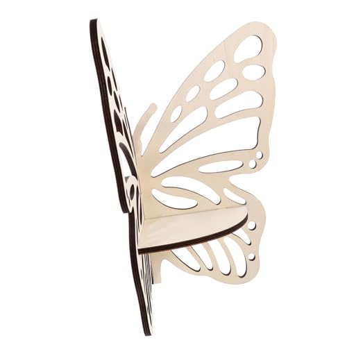 BESTYASH Holz Eckregal Schwebendes Bücherregal Wand Hängend Stabiler Holzständer für Schlafzimmer Wohnzimmer Kinderzimmer Dekoratives Display Regal von BESTYASH