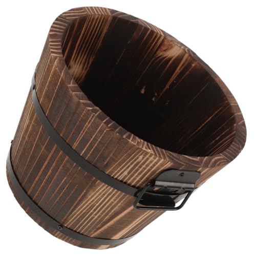 BESTYASH Holz Eimer Reiskocher Behälter Robust Küchen Container für Reis Sushi Tofu Servieren Alltag Gastronomie von BESTYASH