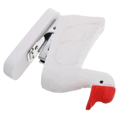 BESTYASH Holzhefter Weißer Gänse Form Niedlicher Tier Heftgerät Handgefertigt Kompakter Bürohefter Für Schule Und Zuhause Kreatives Schreibtisch Ornament BESTYASH Holzhefter Weißer Gänse Form Niedlicher Tier Heftgerät Handgefertigt Kompakter Bürohefter Für Schule Und Zuhause Kreatives Schreibtisch Ornament von BESTYASH