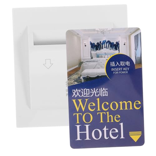 BESTYASH Hotel Key Card Switch mit Zeitverzögerung Drei Adrig Weißes Minimalistisches Panel Karte Gesteuerter Stromschalter für Sichere Energieverwaltung in Hotels und Pensionen BESTYASH Hotel Key Card Switch mit Zeitverzögerung Drei Adrig Weißes Minimalistisches Panel Karte Gesteuerter Stromschalter für Sichere Energieverwaltung in Hotels und Pensionen von BESTYASH