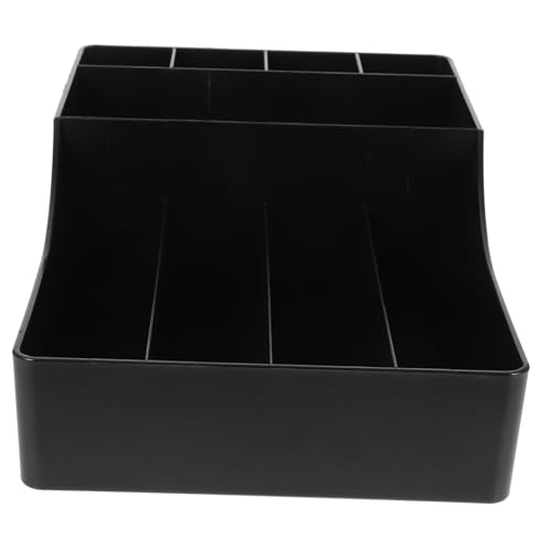 BESTYASH Kaffeebar Organizer aus PP Material mit Strohhalz und Zuckerbeutelhalter Platzsparende Aufbewahrung für Kaffeepads und Servietten Minimalistisches Design für Theke und von BESTYASH