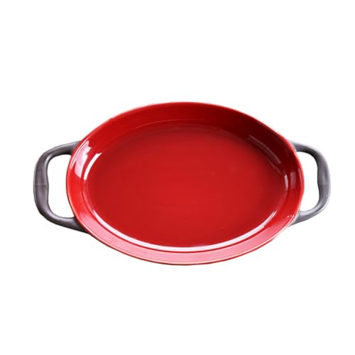 BESTYASH Keramik Backform Für Käsekuchen Mit Zwei Griffen Hitzebeständig Für Backofen Und Ofen Praktisch Und Langlebig Für Küche Und Party von BESTYASH