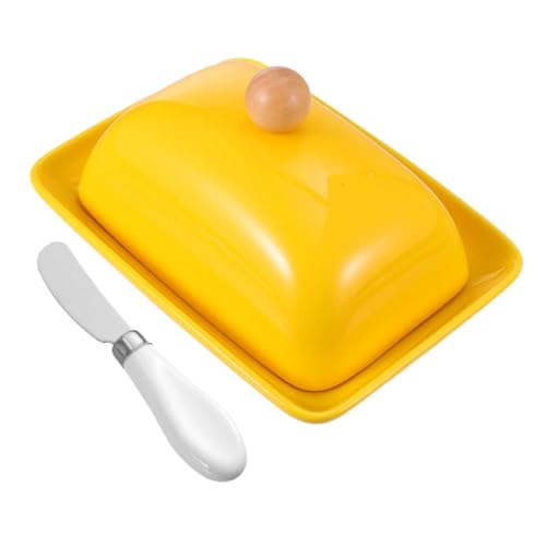 BESTYASH Keramik Butterdose mit Deckel und Cutter Moderner Haushalts Käsebehälter Stilvolle Küchen Butterdose Leicht zu Reinigen Langlebig und Modern für Butteraufbewahrung BESTYASH Keramik Butterdose mit Deckel und Cutter Moderner Haushalts Käsebehälter Stilvolle Küchen Butterdose Leicht zu Reinigen Langlebig und Modern für Butteraufbewahrung von BESTYASH