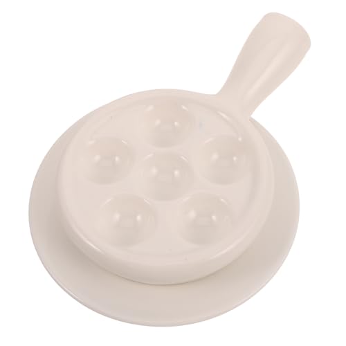 BESTYASH Keramik Escargot Backform mit Griffen Hitzebeständige Ofenform für Schnecken Garnelen Jakobsmuscheln und Desserts Kleines Serviergeschirr für Grill und Mikrowelle BESTYASH Keramik Escargot Backform mit Griffen Hitzebeständige Ofenform für Schnecken Garnelen Jakobsmuscheln und Desserts Kleines Serviergeschirr für Grill und Mikrowelle von BESTYASH