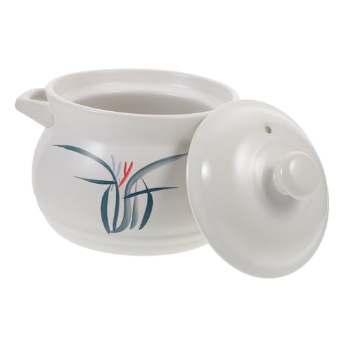 BESTYASH Keramik Schmortopf Hitzebeständig Wärmeleitung Langlebiger Suppentopf für Personen Multifunktionaler Küchentopf Energiesparend Geeignet für Gas und Elektroherde BESTYASH Keramik Schmortopf Hitzebeständig Wärmeleitung Langlebiger Suppentopf für Personen Multifunktionaler Küchentopf Energiesparend Geeignet für Gas und Elektroherde von BESTYASH