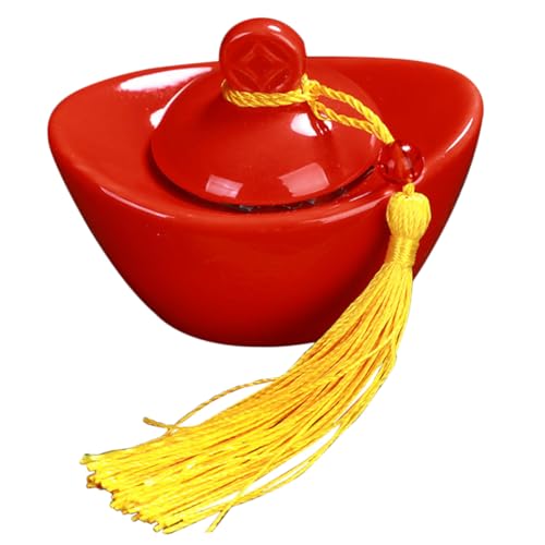 BESTYASH Keramik Teedose mit Luftdichtem Deckel Chinesischer Retro Stil Vintage Teeaufbewahrung für Losen Tee Sicher und Dekorativ für Tee und Geschenkidee von BESTYASH