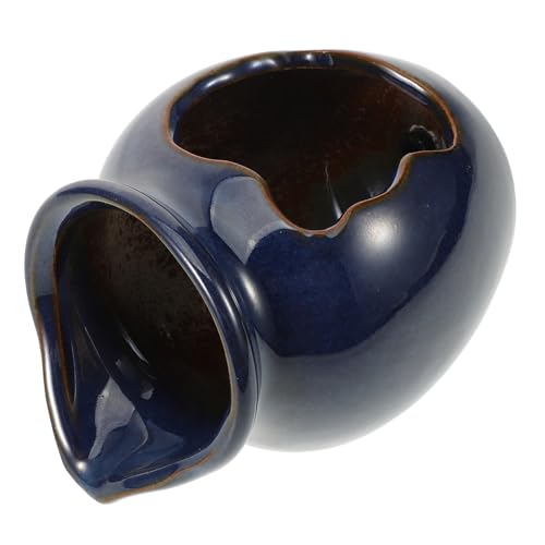 BESTYASH Keramik Wasserfall Jar Gartendekor Innen Außen Zierbrunnen Dekorativer Keramiktopf für Garten Terrasse und Wohnraum von BESTYASH