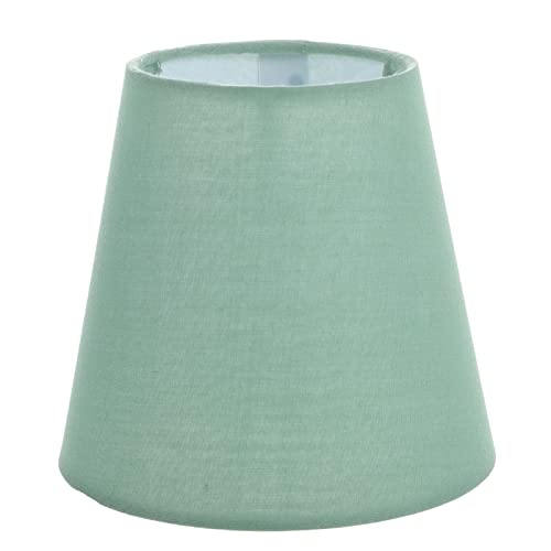 BESTYASH Kleiner Lampenschirm Fassung im Retro Stil Vintage Stoff Lampenschirm Macaron Farben für Kronleuchter und Dekorative Beleuchtung Geeignet für Wohnzimmer Schlafzimmer und von BESTYASH