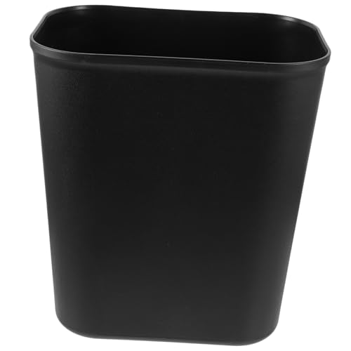BESTYASH Kleiner Mülleimer Platzsparender Abfalleimer für Büro und Zuhause für Enge Räume aus Hochwertigem Leicht zu Reinigen in Elegantem Schwarz von BESTYASH