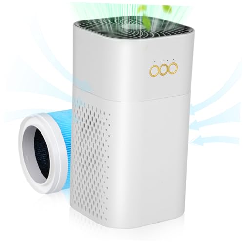 BESTYASH Kleiner USB mit Effizientem Filter für Schlafzimmer und Büro Leise Luftreinigung gegen Staub Rauch und Haustierhaare Kompakt und Tragbar für Wohnheim und Unterwegs Weiß BESTYASH Kleiner USB mit Effizientem Filter für Schlafzimmer und Büro Leise Luftreinigung gegen Staub Rauch und Haustierhaare Kompakt und Tragbar für Wohnheim und Unterwegs Weiß von BESTYASH