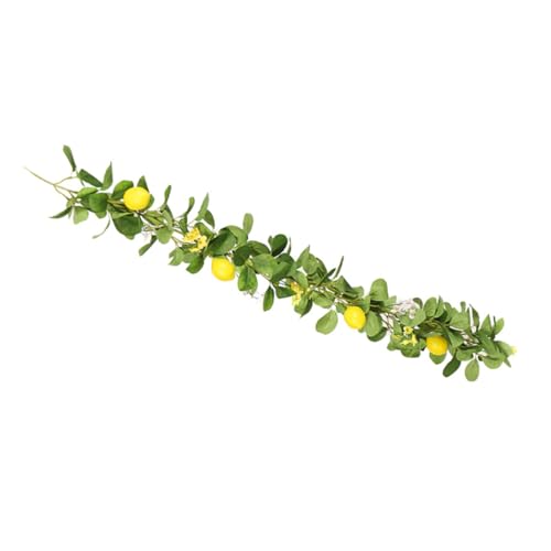 BESTYASH Künstliche Zitronen Girlande Dicht Besetzt mit Blättern und Blumen Natürliche Sommer Deko für Tür Wand Fenster Frische Wohnaccessoires für Innen und Außenbereich BESTYASH Künstliche Zitronen Girlande Dicht Besetzt mit Blättern und Blumen Natürliche Sommer Deko für Tür Wand Fenster Frische Wohnaccessoires für Innen und Außenbereich von BESTYASH