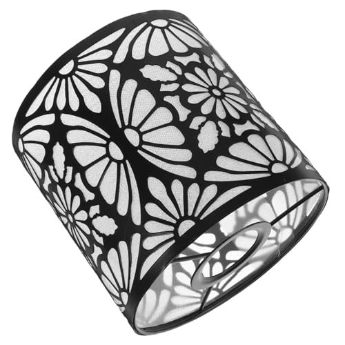BESTYASH Lampenschirm Hohler Deckenlampenschirm Metall Lampenabdeckung Für Pendelleuchte Wohnzimmer Schlafzimmer Industrie Design Einfach Montage von BESTYASH