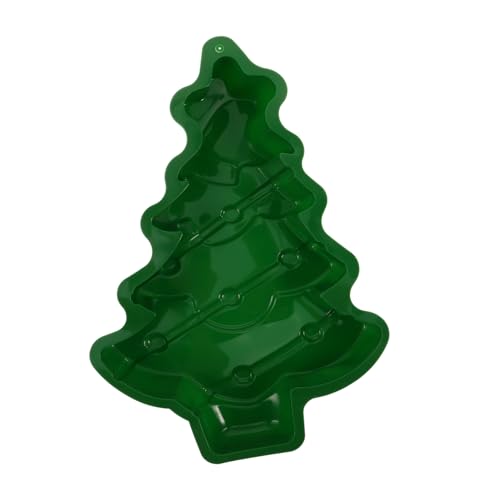 BESTYASH Lebensmittelechte Silikonform Weihnachtsbaum Muffinbackform DIY Basteln Backen Weihnachtsdeko Cupcake Cups Kuchenform für Einfache und Sichere Anwendung von BESTYASH