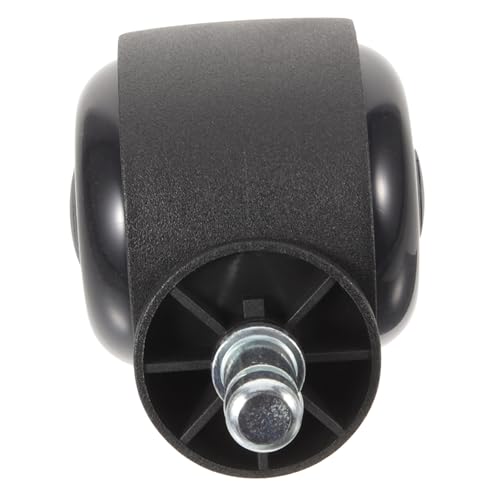 BESTYASH Leiser Doppelrollen Ersatzbürostuhlrollen Stabile Drehbare Stuhlrollen für Teppichböden Robustes Material Vielseitig Einsetzbar für Home Office und Werkstattstuhl von BESTYASH