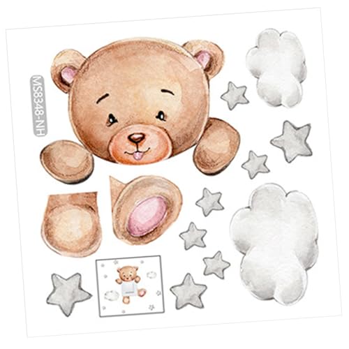 BESTYASH Leuchtende Wandsticker mit Niedlichen Bärenmotiven Selbstklebende Schalteraufkleber für Kinderzimmer Einfache Anbringung Dekorative Lichtschalter dekoration BESTYASH Leuchtende Wandsticker mit Niedlichen Bärenmotiven Selbstklebende Schalteraufkleber für Kinderzimmer Einfache Anbringung Dekorative Lichtschalter dekoration von BESTYASH