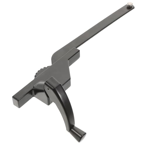 BESTYASH Linker Fensterkurbelgriff für Flügel Schiebefenster Langlebiger Zinklegierungs handkurbelöffner Robust und Einfach zu Bedienen Geeignet für Innen Außenliegende Fenster Vielseitig von BESTYASH