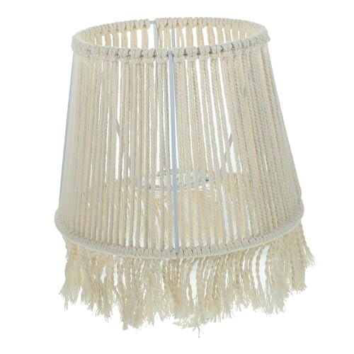 BESTYASH Macrame Lampenschirm Handgefertigt Robust Stabiles Design Tischlampe Stehlampe Innenbereich Hotel Geeignet Dekorativer Baumwollfaden Lampenschirm Ersatz Robust Elegant BESTYASH Macrame Lampenschirm Handgefertigt Robust Stabiles Design Tischlampe Stehlampe Innenbereich Hotel Geeignet Dekorativer Baumwollfaden Lampenschirm Ersatz Robust Elegant von BESTYASH
