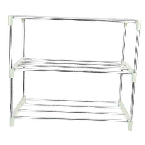 BESTYASH Mehrschichtiger Schuhregal aus Platzsparendes Schuhregal für Flur DIY Schuhaufbewahrung Design Robust und Langlebig für Schmale Bereiche von BESTYASH
