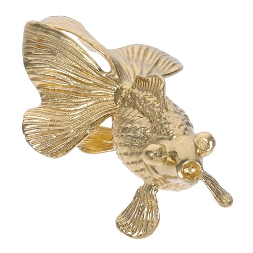 BESTYASH Messing Goldfisch Möbelknopf Dekorativer Schrankgriff aus Massivem Kupfer Einzigartiger Schubladengriff für Kommode Vielseitiger Türknauf für Küchenschränke und Möbel Installieren BESTYASH Messing Goldfisch Möbelknopf Dekorativer Schrankgriff aus Massivem Kupfer Einzigartiger Schubladengriff für Kommode Vielseitiger Türknauf für Küchenschränke und Möbel Installieren von BESTYASH