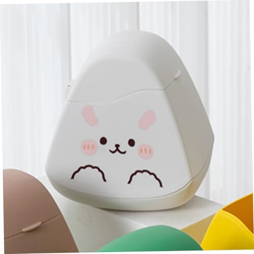 BESTYASH Mini Desktop Mülleimer aus Robustem PP Niedliches Tierdesign Platzsparender Kleiner Abfallbehälter für Schreibtisch Büro Auto und Zuhause Dekorativer Tischpapierkorb von BESTYASH