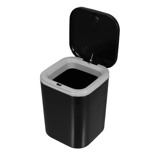 BESTYASH Mini -Müll mit Deckel Kleiner Müll kann kleiner Mülleimer kleiner Plastikmülleimer Desktop-Mülleimer mit Deckel Miniatur-Mülleimer Tischmülleimer Mini Mülleimer für Auto pp Schwarz BESTYASH Mini -Müll mit Deckel Kleiner Müll kann kleiner Mülleimer kleiner Plastikmülleimer Desktop-Mülleimer mit Deckel Miniatur-Mülleimer Tischmülleimer Mini Mülleimer für Auto pp Schwarz von BESTYASH