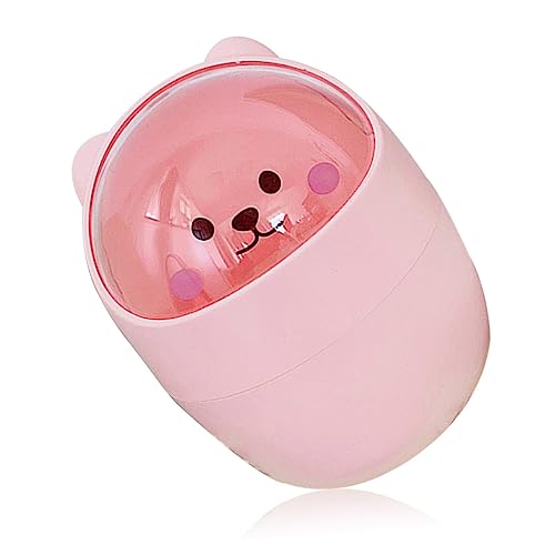 BESTYASH Mini Mülleimer mit Deckel Niedlicher Bären Design Tischabfalleimer für Büro und Zuhause Vielseitig Einsetzbar aus Hochwertigem für Schreibtisch und Badezimmer BESTYASH Mini Mülleimer mit Deckel Niedlicher Bären Design Tischabfalleimer für Büro und Zuhause Vielseitig Einsetzbar aus Hochwertigem für Schreibtisch und Badezimmer von BESTYASH