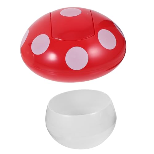 BESTYASH Mini Schreibtisch Mülleimer mit Deckel Niedlicher Design Mülleimer für Büro Schlafzimmer und Platzsparend und Leicht zu Reinigen von BESTYASH