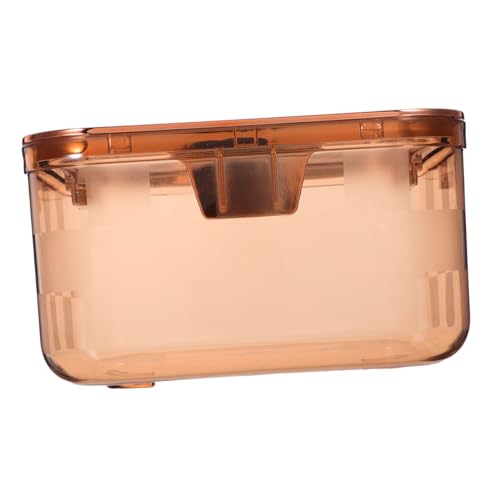 BESTYASH Mini Tischmülleimer mit Deckel Transparenter Desktop Abfalleimer mit Press Öffnung Platzsparender Müllbehälter mit Gitternetz Design für Büro Schminktisch Schlafzimmer und Küche BESTYASH Mini Tischmülleimer mit Deckel Transparenter Desktop Abfalleimer mit Press Öffnung Platzsparender Müllbehälter mit Gitternetz Design für Büro Schminktisch Schlafzimmer und Küche von BESTYASH