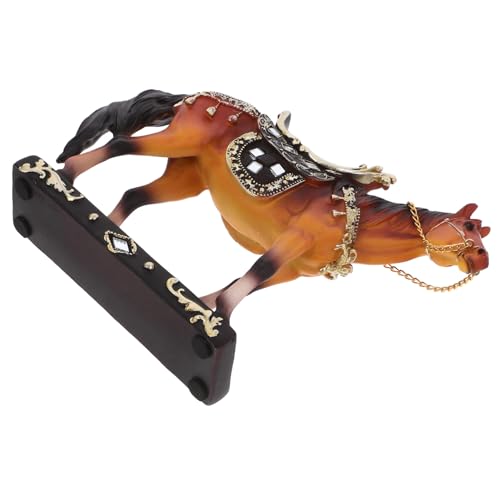 BESTYASH Moderner Pferdefigur Skulptur Dekofigur für Wohnzimmer Esszimmer Kommode Künstlerische Sammlerfigur mit Elegantem Design Vielseitig Platzierbar als Wohnkultur und Sideboard von BESTYASH