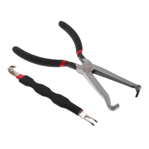 BESTYASH Multifunktionale Abisolierzange aus Karbonstahl für Kraftstoffleitungen und elektrische Steckverbinder Präzises Trennen von Clips Vielseitiges Reparaturwerkzeug für Auto und BESTYASH Multifunktionale Abisolierzange aus Karbonstahl für Kraftstoffleitungen und elektrische Steckverbinder Präzises Trennen von Clips Vielseitiges Reparaturwerkzeug für Auto und von BESTYASH