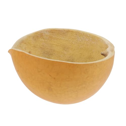 BESTYASH Natürlicher Gourd Wasserschöpfer mit Großem Fassungsvermögen Multifunktionaler Küchenlöffel aus Robustem Naturmaterial Langlebig und Komfortabel für Wasser und Lebensmittel von BESTYASH