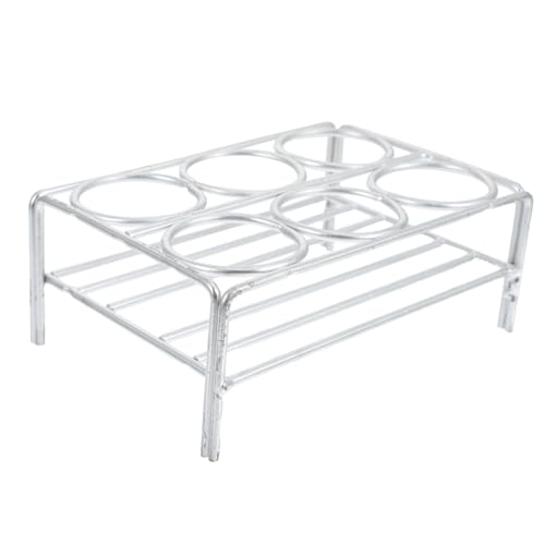 BESTYASH Nickel draht Tiegelhalter Laborständer Löchern Hitzebeständiger Tiegelständer für Laborexperimente und Schulversuche Langlebiges Verchromtes Crucible Regal BESTYASH Nickel draht Tiegelhalter Laborständer Löchern Hitzebeständiger Tiegelständer für Laborexperimente und Schulversuche Langlebiges Verchromtes Crucible Regal von BESTYASH
