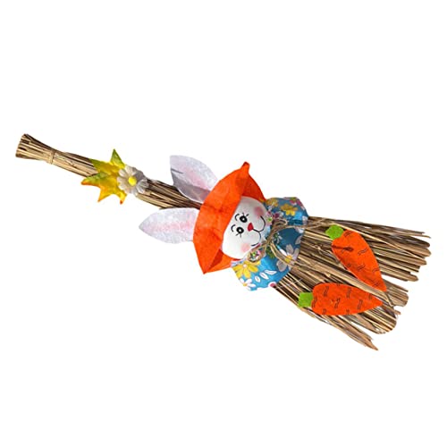 BESTYASH Osterhase Dekoration mit Besen Lustige Gartenfigur für Frühlings und Osterfest Perfektes Wohnaccessoire für Garten Zufälliger Stil Stroh Gefertigt BESTYASH Osterhase Dekoration mit Besen Lustige Gartenfigur für Frühlings und Osterfest Perfektes Wohnaccessoire für Garten Zufälliger Stil Stroh Gefertigt von BESTYASH
