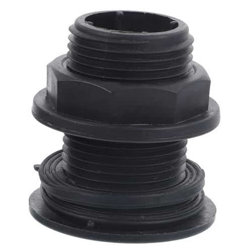 BESTYASH PVC Durchführung Tank Adapter mit Silikondichtung Langlebiger Wasserbehälter Verbinder für Regenfässer Aquarien Gartenteiche Ibc Tank Zubehör Praktische Dichtung Vielseitig BESTYASH PVC Durchführung Tank Adapter mit Silikondichtung Langlebiger Wasserbehälter Verbinder für Regenfässer Aquarien Gartenteiche Ibc Tank Zubehör Praktische Dichtung Vielseitig von BESTYASH