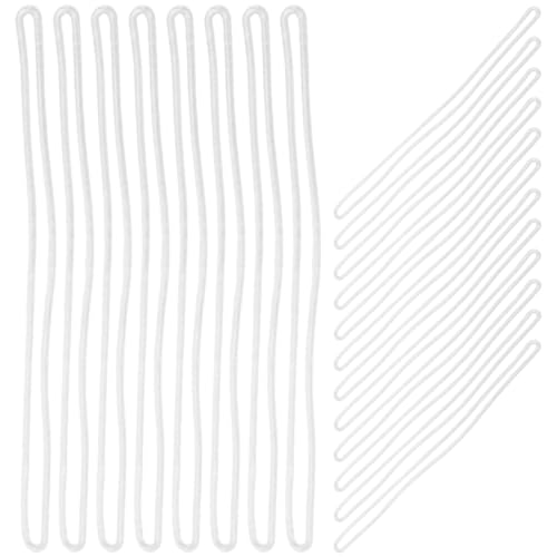 BESTYASH PVC Gepäckanhänger Schlaufen Transparent Elastisch und Strapazierfähig Weiche PVC Schlaufen für Koffer Namensschild und Gepäckanhänger Flexibel und Reißfest für Reisen und BESTYASH PVC Gepäckanhänger Schlaufen Transparent Elastisch und Strapazierfähig Weiche PVC Schlaufen für Koffer Namensschild und Gepäckanhänger Flexibel und Reißfest für Reisen und von BESTYASH