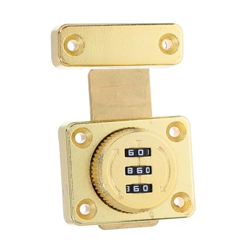 BESTYASH Passwort Schrank Schubladen Türschloss Schließfach Kombinationsschloss Schiebe Kombinationsriegelschloss Schrankschloss Schlüsselloses Kombinationsschloss Kommoden von BESTYASH